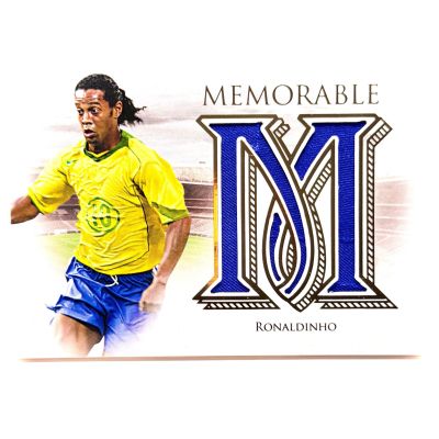 Ronaldinho 2025 Futera Unique Worn Relic 2/20 #MM22 Brazilia