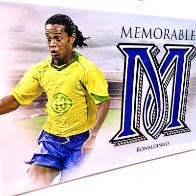 Ronaldinho 2025 Futera Unique Worn Relic 2/20 #MM22 Brazilia
