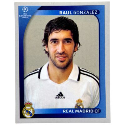 Raul Gonzalez 2008-09 Panini Champions League #449 Real Madrid