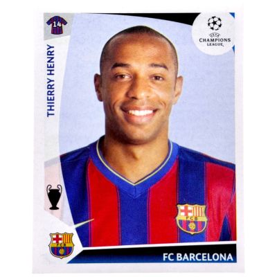 Thierry Henry 2009-10 Panini Champions League #361 FC Barcelona