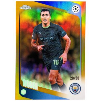 Rodri 2025-26 Topps Chrome UCC - 20/50 Gold #171 Manchester City