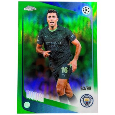 Rodri 2025-26 Topps Chrome UCC - 63/99 Green #171 Manchester City