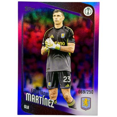 Emiliano Martinez 2025-26 Topps UCC Flagship - 069/250 Purple #75 Aston Villa