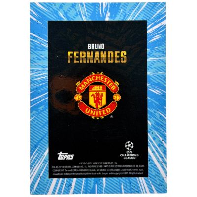 Bruno Fernandez 2022-23 Topps Gold X Whip - 24/49 Manchester United