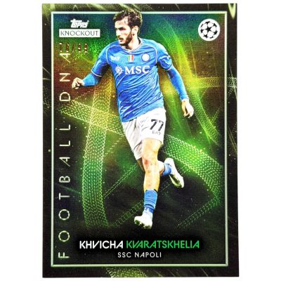 Kvicha Kvaratskelia 2023-24 Topps Knockout UCL - 76/99 Napoli