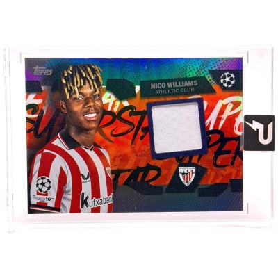 Nico WIlliams 2025-26 Topps UCC Flagship - Superstar Relic Match Worn #TSR-NC Athletic Bilbao 