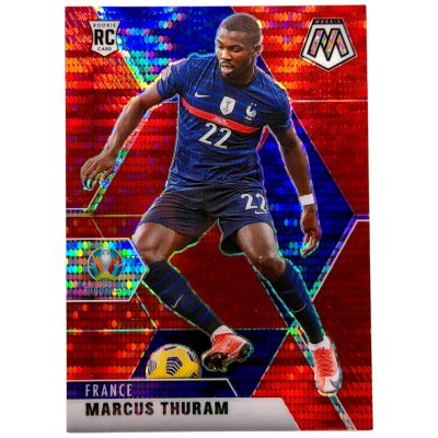 Marcus Thuram 2021 Panini Mosaic Euro 2020 - Rookie RC Red Reactive PRIZM #120 Franta