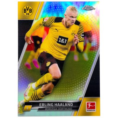 Erling Haaland 2021-22 Topps Chrome Bundesliga - Refractor #30 BVB Dortmund
