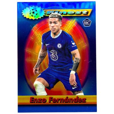 Enzo Fernadez 2022-23 Topps Finest UCC - Finest Moments Rookie RC 83/99 #5 Chelsea