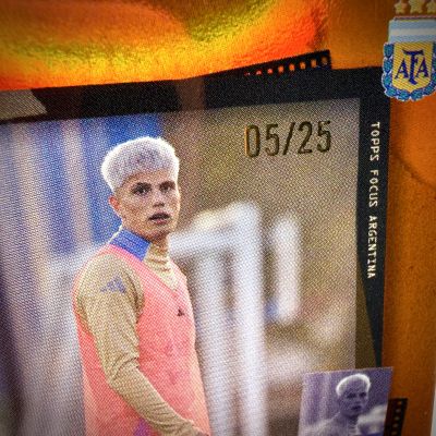 Alejandro Garnacho 2025-25 Topps Argentina Focus - AUTO 05/25 #SA-AG