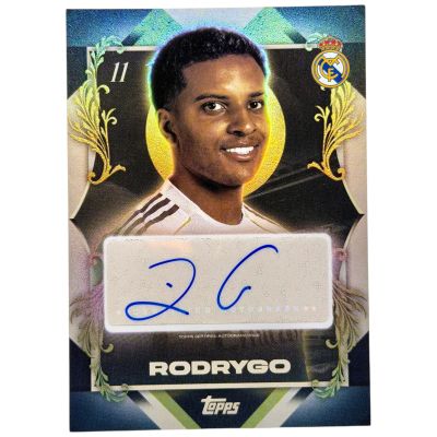 Rodrygo 2025-26 Topps Los Blancos - Portrait Poser AUTO #PP-RO Real Madrid