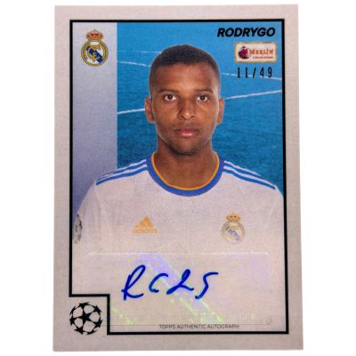 Rodrygo 2021-22 Topps Merlin Heritage 97 - AUTO 11/49 #24 Real Madrid  
