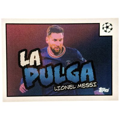 Lionel Messi 2021-22 Topps Merlin Heritage 97 - La Pulga #123 PSG