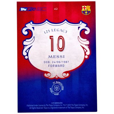 Lionel Messi 2024-25 Barcelona 125th Anniversary - Legacy #42