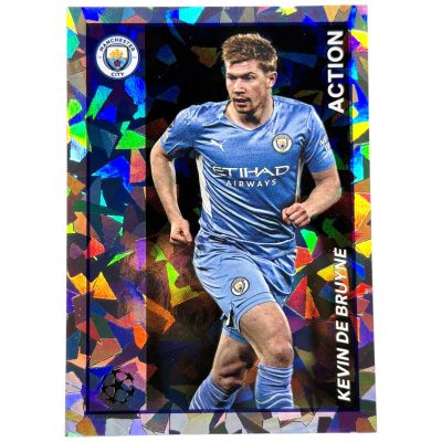 Kevin De Bruyne 2021-22 Topps Merlin Heritage 97 - Cracked Ice Refractor Manchetser City