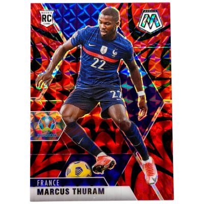 Marcus Thuram 2021 Panini Mosaic Euro 2020 - Rookie RC Red Sparkle PRIZM #120 Franta