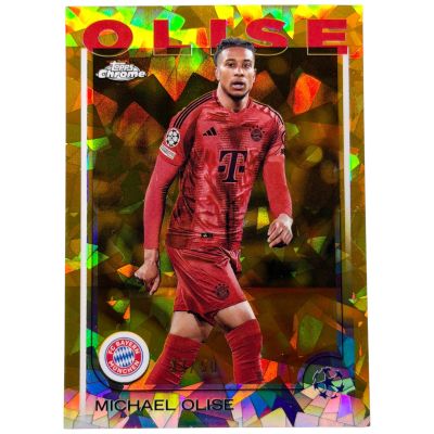 Michael Olise 2024-25 Topps Chrome Sapphire - Gold 33/50 #81 Bayern Munchen