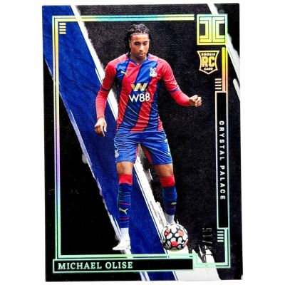 Michael Olise 2021-22 Panini Impeccable Premier League - Rookie RC Silver 15/15 #50 Crystal Palace
