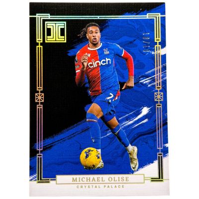 Michael Olise 2023-24 Panini Impeccable Premier League - GOLD 10/10 #76 Crystal Palace