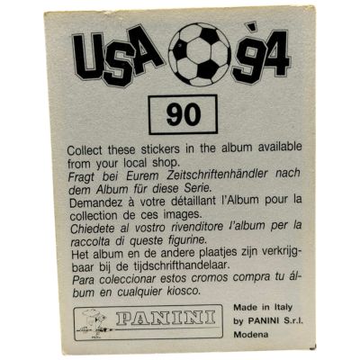 Marius Lacatus 1994 Panini USA album CALCIATORI  #90 Romania