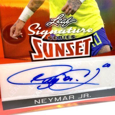 Neymar Jr. 2025 Leaf Signature Series - AUTO Sunset 1/1 one of one #SS-N1 Brazilia