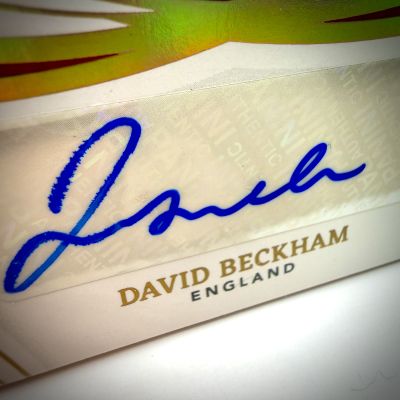 David Beckham 2022-2023 Panini Immaculate England - Excellence AUTO  1/2 #