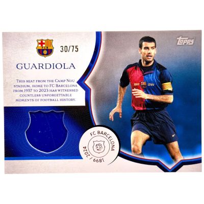 Guardiola 2024-25 Topps FC Barcelona 125 Years - Seat Relic 30/75 #CS-PG 