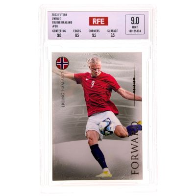 Erling Haaland 2023 Futera Unique Football #68 Norvegia RFE 9