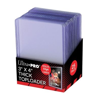 Ultrapro 55 PT Toploader (Protectie Cartonase 3 x 4 Thick) 25 buc.