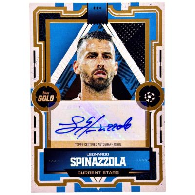 Leonardo Spinazzola 2025-26 Topps Gold UEFA Club Competitions – Current Stars AUTO – SSC Napoli