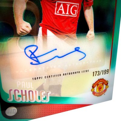 Paul Scholes 2025-26 Topps Chrome UCC - AUTO Legend 173/199 #CLA-PS Manchester United
