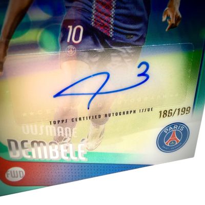 Ousmane Dembélé 2025-26 Topps Chrome UCC – AUTO 186/199 #CR-DD – Paris Saint-Germain