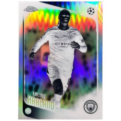 Erling Haaland 2025-26 Topps Chrome UCC – Negative SP #181 – Manchester City