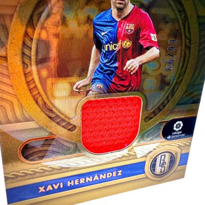 Xavi Hernandez 2022-23 Panini Chronicles Gold Standard - Gold Rush Match Worn RELIC  66/99 #GR-XH FC Barcelona 