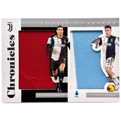 Cristiano Ronaldo / Paulo Dybala 2019-20 Panini Chronicles Soccer Seria A– Double Coverage #DC-JUV juventus