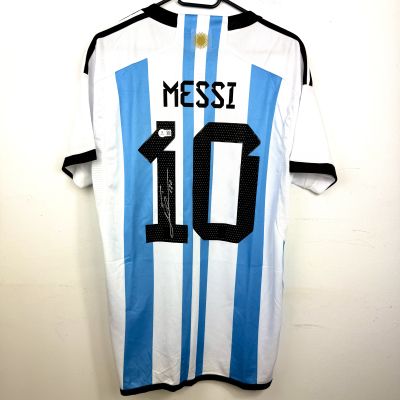 Tricou Lionel Messi Semnat – Autograf Certificat Beckett BAS