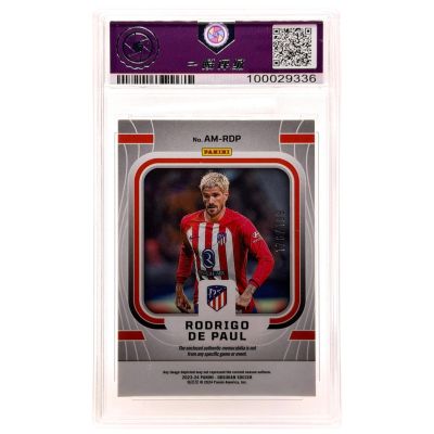 Rodrigo De Paul 23-24 Obsidian soccer relic 176/199 Chinezarie gradat  8.5  #AM-RDP Atletico de Madrid 