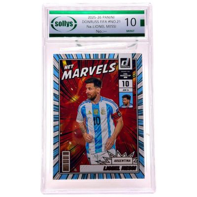 Lionel Messi 25-26 Panini Donruss Fifa road to fifa world cup 2026 SOLLYS 10 #21 Argentina 