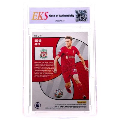 Diogo Jota 2021-22 Panini Revolution Soccer #215 Liverpool FC EKS 10 Gem Mint