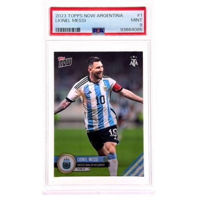 Messi Topps Now Argentina fastest goal of his career PSA 9 #001 Argentina 
