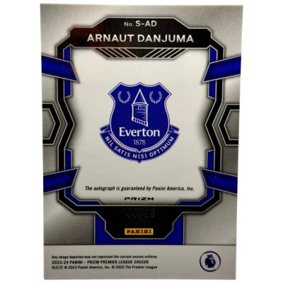 Arnaut Danjuma 203-24 Panini Prizm Premier League - AUTO Prizm 44 /99 #S-AD Everton 
