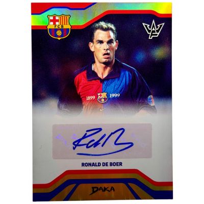 Ronald de Boer Daka Final Whistle 2026 Auto 25/25 #AU-19-A Barcelona FC 