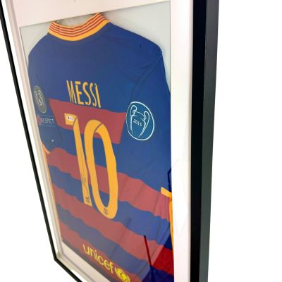 LIONEL MESSI #10 BACK SIGNED FC BARCELONA HOME JERSEY 2015/16 #10 BECKETT CERT