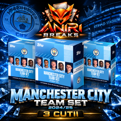  TOPPS MANCHESTER CITY TEAM SET 2024/25 Break 45