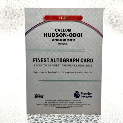 Callum Hudson-Odoi 2026 Topps Finest Premier League  #FA-CH Nottingham Forest 