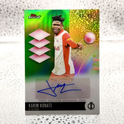 Karim Konate /99 Auto - Salzburg - 2025-26 Topps Finest UCC