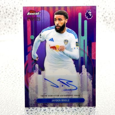 Jayden Bogle /125 Auto - Leeds - 2026 Topps Finest Premier League