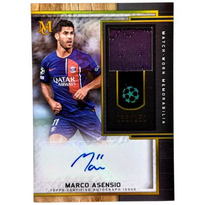 Marco Asensio 2023-24 Topps Museum Collection Auto-Relic 83/150 #MAR-MA PSG