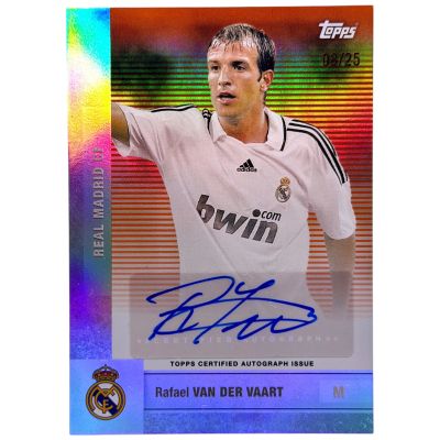 Rafael van der Vaart 2025-26 Topps Real Madrid Team Set AUTO 8/25 #BC-VV Real Madrid