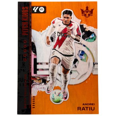 Andrei Rațiu 2025-26 Panini Pitch Kings Amber 64/75 #36 Rayo Vallecano